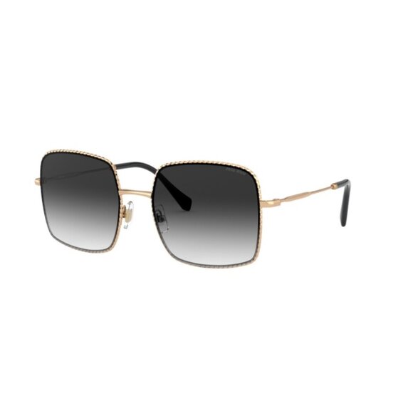 Miu Miu MU 61VS Square gold sunglasses
